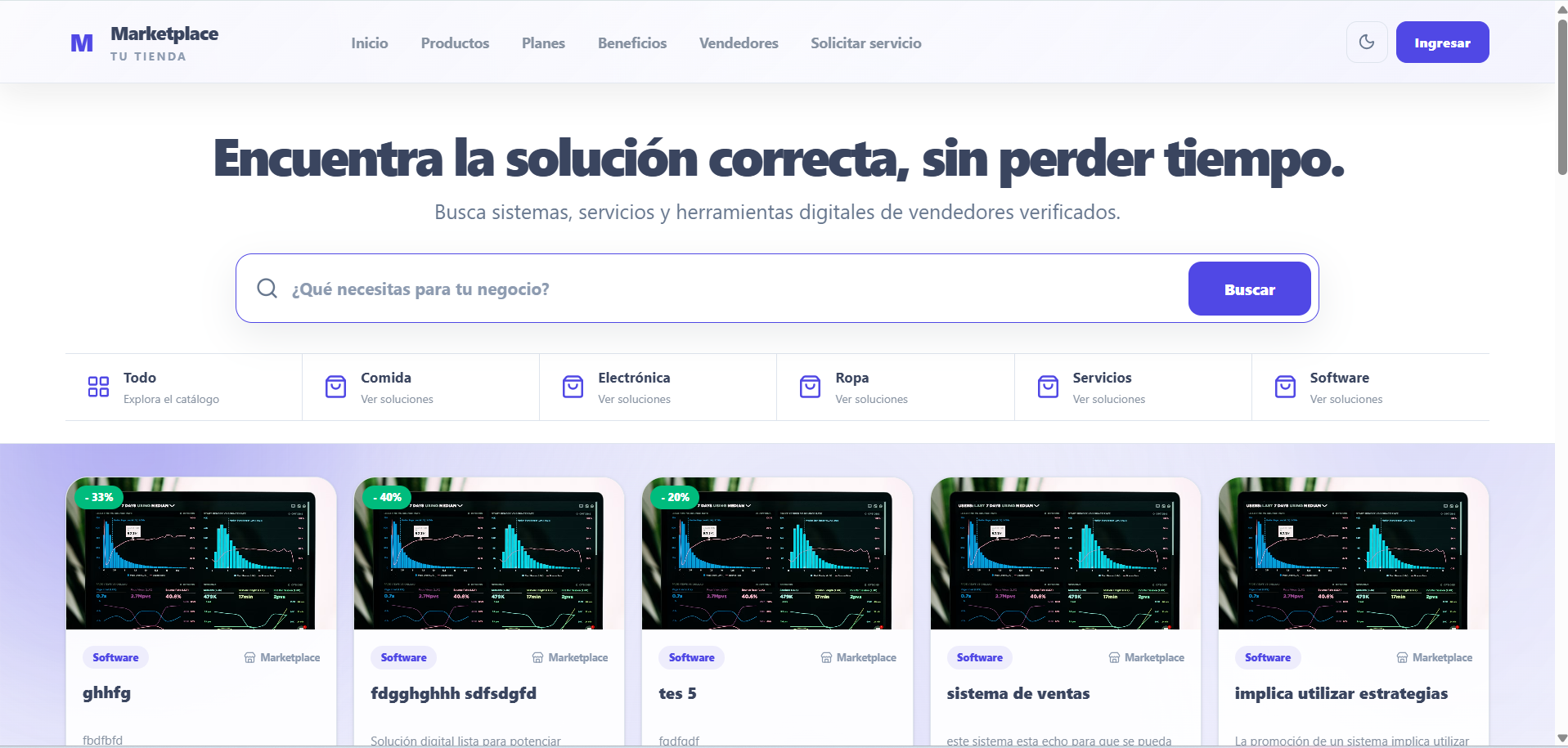 Vista previa de Marketplace RunCodeLabs