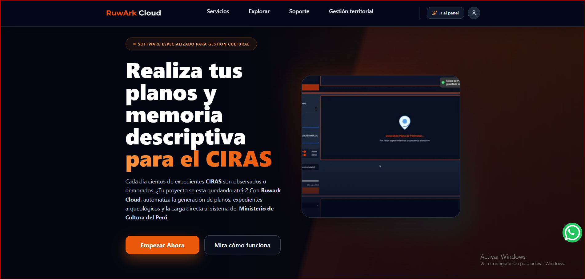 Vista previa de Ruwark Cloud